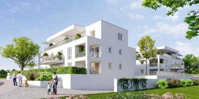 Moderne 3-Zimmer-Neubauwohnung Nr.1 mit Einbauküche und TG-Platz im EG
