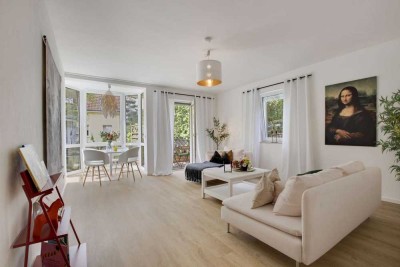 Wunderschöne Maisonette-Wohnung mit Garten, Stellplatz & unvermietet