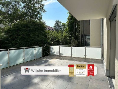 Großzügige Terrasse mit zusätzlichem Garten l Neubau l Provisionsfrei für den Käufer
