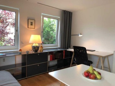 1-Zimmer Wohnung mit Balkon und Blick aufs Ammertal in Top Lage