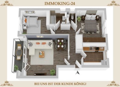 WOHNUNG IM ERDGESCHOSS IN GUTER LAGE! INKL. TIEFGARAGE ++ SONNENBALKON ++