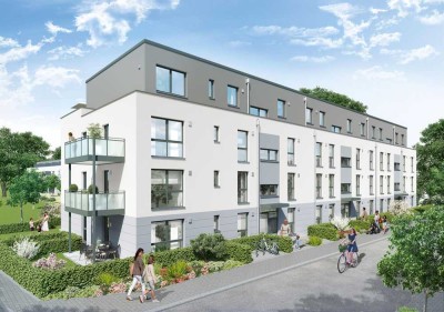 Ruhige Lage und kurze Wege: Freuen Sie sich auf Ihre 2-Zi.-Wohlfühlwohnung mit Dachterrasse