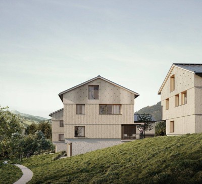 Traumhafte Doppelhaushälfte in Wildschönau – Erstbezug mit Garten und Terrasse! Top 01