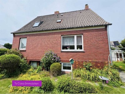 Freistehendes Wohnhaus mit großem Gartengrundstück, unterkellert mit Garten + Garage