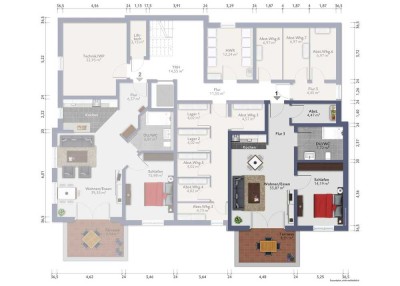 Neubau: charmante 2,5-Zimmer-Wohnung mit Terrasse