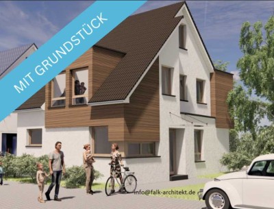 Neubau mit Keller, A+, KfW 40, PV Anlage, Fußbodenheizung,  mit Grundstück zum Festpreis!