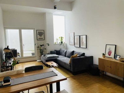 Do-Klinikviertel: neue LOFT-Wohnung (nach KfW) mit Terrasse, eigenem Eingang, Küche, Service-Paket