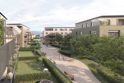 Schöne 2-Zi.-Whg. mit Garten (EG, 47,82 qm) | Haus A