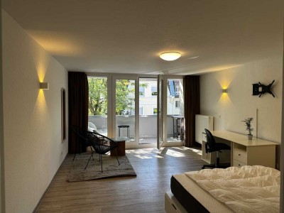 All-in! Möblierte Apartment-Suite am Westerberg – inkl. Balkon, Internet & Küche flexibel/ab sofort