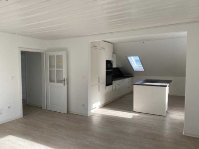 neu renovierte DG-Wohnung mit 4 Zimmern und Balkon in Bischberg