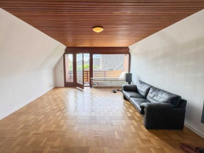 Wohnung mit ca. 97m² + ca. 50m² Ausbaupotenzial, Garage, Stellplatz und Garten