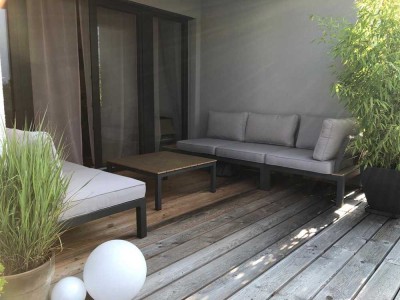 Helle 3-Zimmer Garten-Wohnung in Niedrigenergiehaus