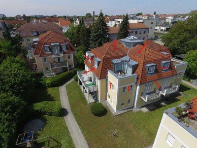 2-ZKB-Dachterrassenwohnung (optional mobiliert) zwischen Audi und Innenstadt