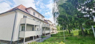 **Ruhige und grüne Wohnanlage in Taucha** 1-Raumwohnung mit Loggia**