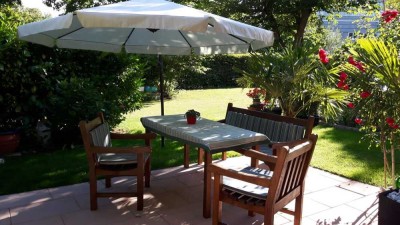 Exklusive und ruhige Erdgeschosswohnung in Düsseltal/Zoo mit eigenem Garten und Tiefgarage