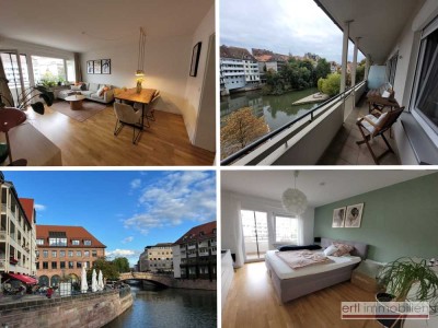 * HOCHWERTIG WOHNEN IN DER CITY * Premium 4 Zi-Whg. mit SÜDBALKON + PEGNITZBLICK *