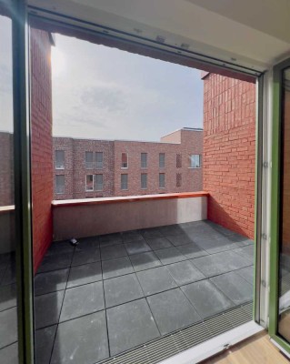 1 MONAT MIETFREI* – Hannover Kronsrode Neubau: Einbauküche, Fußbodenhzng, Loggia, 2 Bäder, Lift, TG