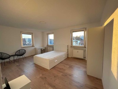 Schönes vollmöbliertes 1-Zimmerapartment im Zentrum Heidenheims mit Schlossblick