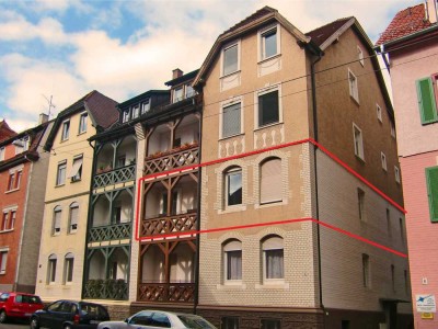 Wohnen in der Beletage: 3-Zimmer und 2 Balkone in S-Wangen - verkehrsgünstig und trotzdem ruhig