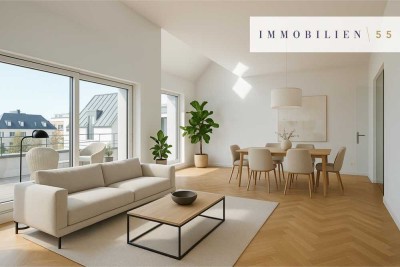 Urbanes Penthouse über zwei Etagen mit Privataufzug