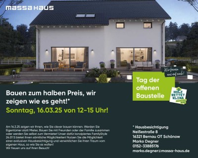 Baustellenbesichtigung am 16.03. bei massa-haus !