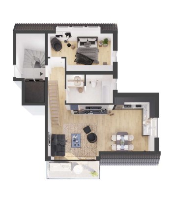 ** Wohnen im Herzen Böblingens: Exklusive 2-Zimmer-Maisonette • Erstbezug •  80,3 m² NEUBAU **