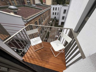 Weißensee: Berliner Allee: ERSTBEZUG im NEUBAU - ab SOFORT: 1-Zi-Whg, 22 m² - VHS 3. OG + BALKON