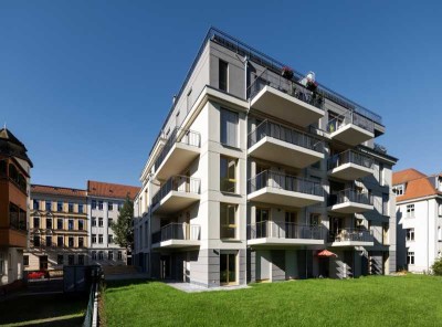 Exklusiver Neubau in Altlindenau! 4-Zimmerwohnung mit 2 Balkonen!