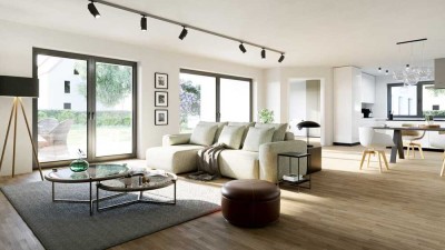 Neubau-Terrassenwohnung mit Südwestlage – hochwertig, modern, effizient, naturnah