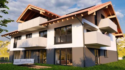 Begehrte Lage in Aschau-Neubau-exquisite Gartenwohnung