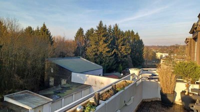 Großzügige 3-Zimmer-Maisonette-Wohnung mit Süd-West-Balkon und Garage