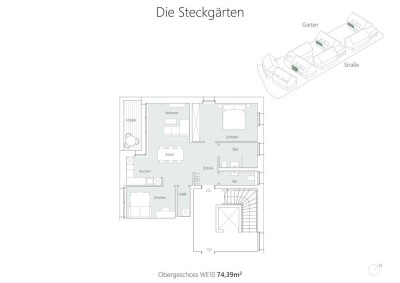 Die Steckgärten - Wohnung A10