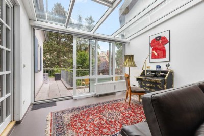 Stadtwohnung in exquisiter „Lug ins Land“-Lage, 206 m²-Ruhe-Oase in der Innenstadt