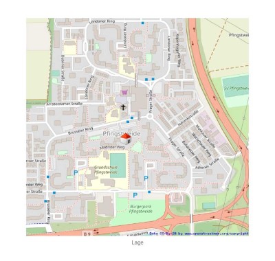 Renovierte 3-Zimmer-Wohnung mit Balkon im 6. OG in Ludwigshafen Pfingstweide