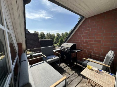 Maisonette mit großer Loggia in grüner ruhiger Lage!