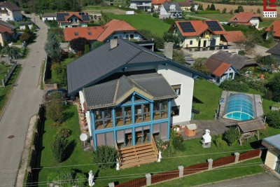 2-Familienhaus in Klagenfurt Land mit Wintergarten &amp; Pool