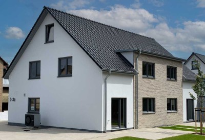 Architekten-Doppelhaushälfte in Planung