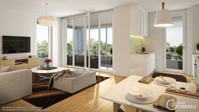Schöne neuwertige 2-Zimmer-Wohnung mit Balkon in unmittelbarer S-Bahnnähe in Allach, München