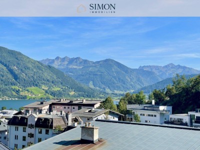 Zweitwohnsitznutzung! Helle Garçonnière mit Balkon und Bergblick in Zell am See inkl. Garage