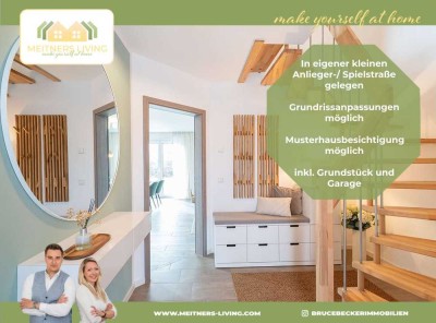 Endlich ankommen und Zuhause fühlen - Moderne Neubau-Doppelhaushälfte in eigener Anliegerstraße