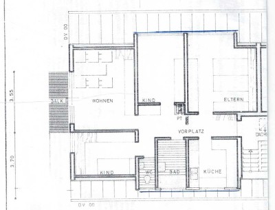 Attraktive 4-Zimmer-Dachgeschosswohnung mit Balkon in Korb