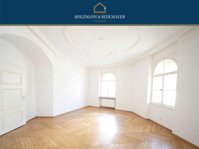 3- Zimmer-Wohnung in Landshuter Baudenkmal in Top-Lage