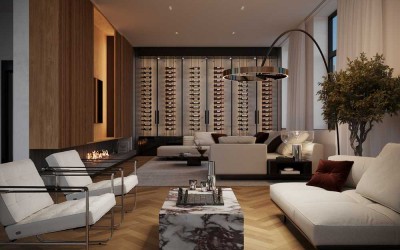 Exklusives 6-Zimmer-Penthouse im Loft-Stil mit Fitnessbereich, Wellness und Panoramablick