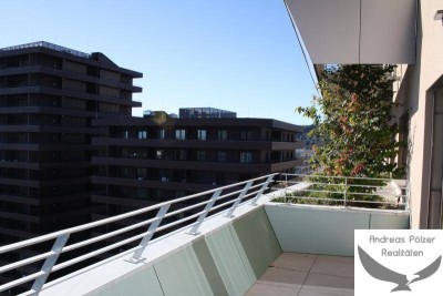 Provisionsfreie 3 Zimmer Wohnung im Green Tower, geniale Lage, traumhafter Ausblick über die Stadt