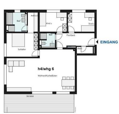 NEUBAU! Helle 4-Zimmer-Wohnung mit großem Balkon!