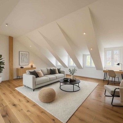 Traumhafte Dachgeschosswohnung mit Balkon im Herzen von Radolfzell