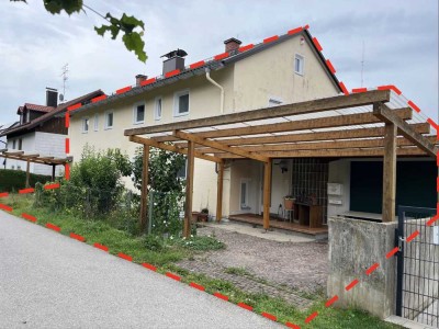 Baugrundstück in Zorneding mit Doppelhaus als Altbestand