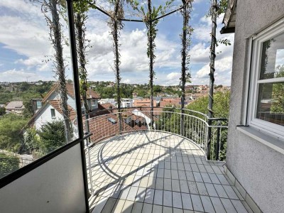 Schöne 2 Zimmer ETW mit toller Aussicht über Rottenburg mit Garage + Stellplatz