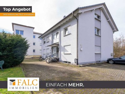 Helle Souterrain- Wohnung mit Einbauküche und eigenem Stellplatz