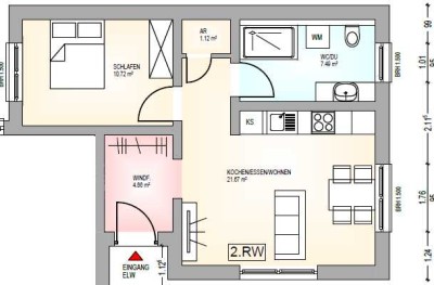 2-Zimmer-Neubau-Apartment in Nassau – Voll möbliert, große Terrasse, Garage & Effizienz-Heizung!